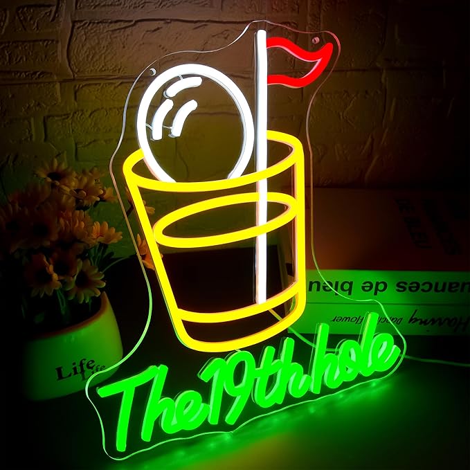 Golf Neon Sign for Wall Decor Golf Neon Light for Man Cave Dimmable LED Light - Image 2