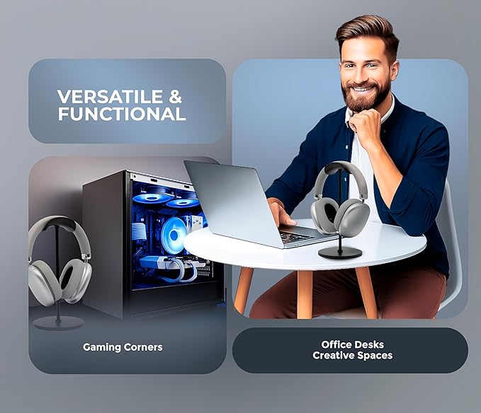 Headphone Stand for Desk – Premium & Minimalist Headset Holder - Image 6