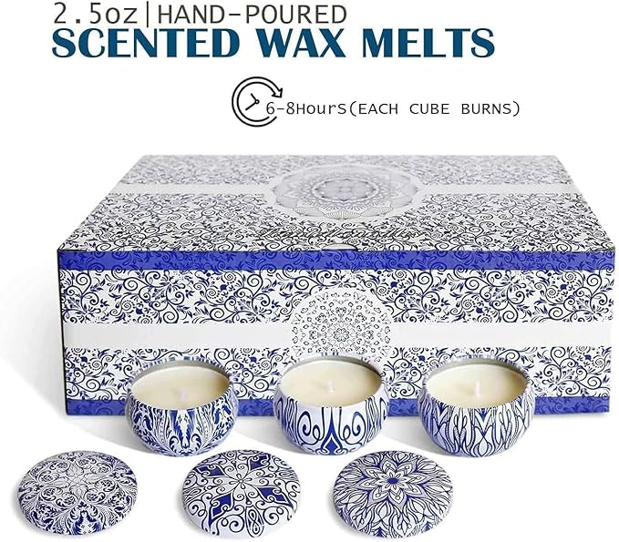 Scented Candles Gifts Set 16 Pack Soy Wax Travel Tin Jar Candles - Image 5