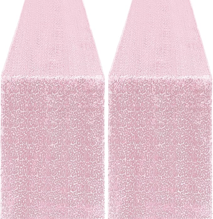 2 Packs 12 x 72 inches Sequin Table Runner by Unknown