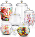 Nuogo 6 Pcs Plastic Candy and Cookie Jar by Nuogo