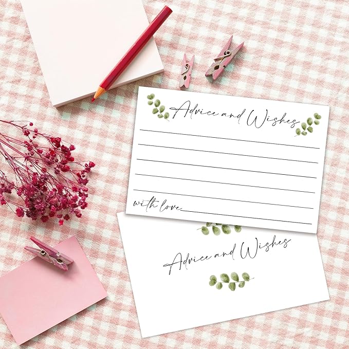 Advice and Wishes Cards, Double-sided Blank Cards Suitable - Image 4