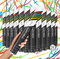 Confetti Cannon 16" XLarge Party Poppers Confetti Shooters, Biodegradable by JAPJA