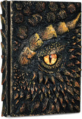 molshine A5 3D Dragon Embossed Journal, Resin Engraving Notebook, Retro Diary by MOLSHINE