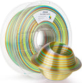 AMOLEN Silk PLA 3D Printer Filament, Shiny Multicolor Rainbow PLA Filament by AMOLEN