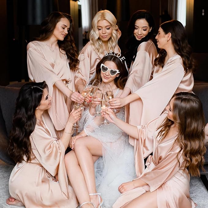 Bride Heart Sunglasses Bride Headband & Veil Set - Image 3