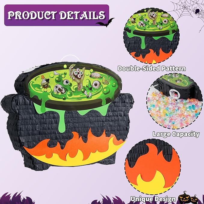 WERNNSAI Halloween Witch Pinata - Image 5
