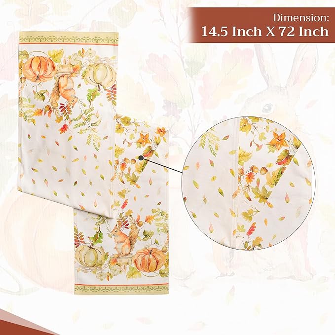 Maison d' Hermine Table Runner 100% Cotton Double Layer Table Runners 72 inches - Image 4
