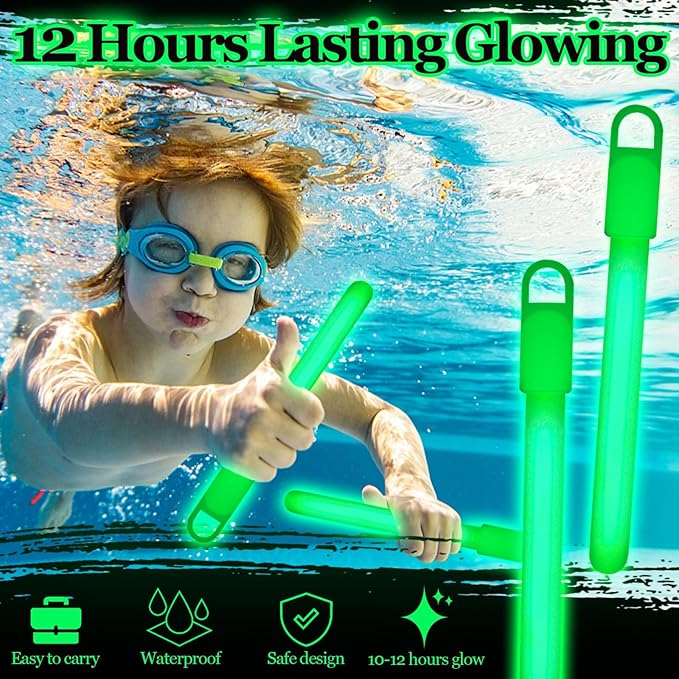 150 Pcs Green Glow Sticks Bulk 4 Inch Emergency Bright Light Sticks - Image 4