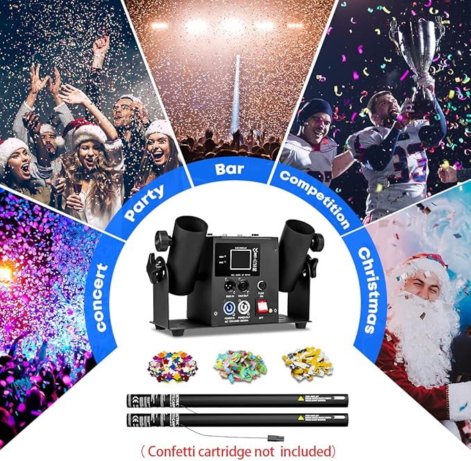 Professional Confetti Launcher Cannon Machine, Confetti Blower Machine Confetti - Image 4