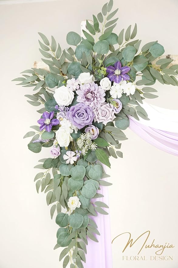 Artificial Arch Flowers Kit, Ceremony and Reception Background Rose Decoration - Image 3