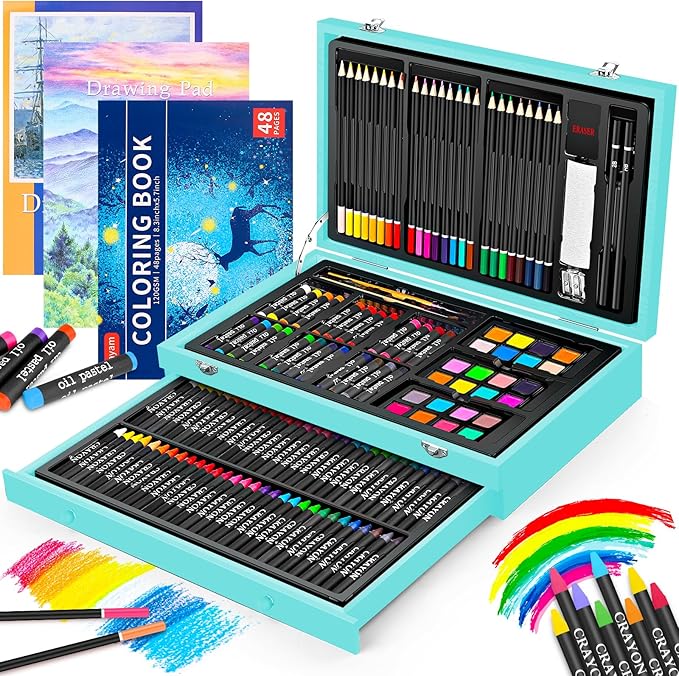 iBayam Art Supplies, 2 Sketch Pads, Creative Gift Box by iBayamDirect