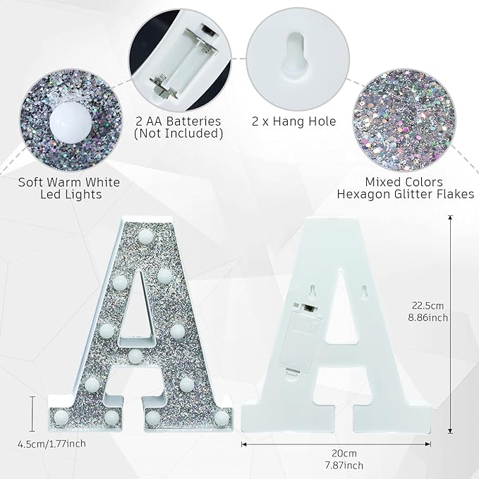 Light Up Letters, Marquee Light Letters - Image 3