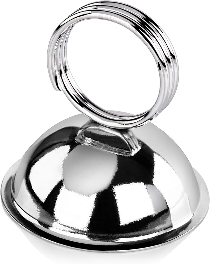 New Star Foodservice 23367 Split-Ring Style, Place Card/Table Number Holder - Image 2