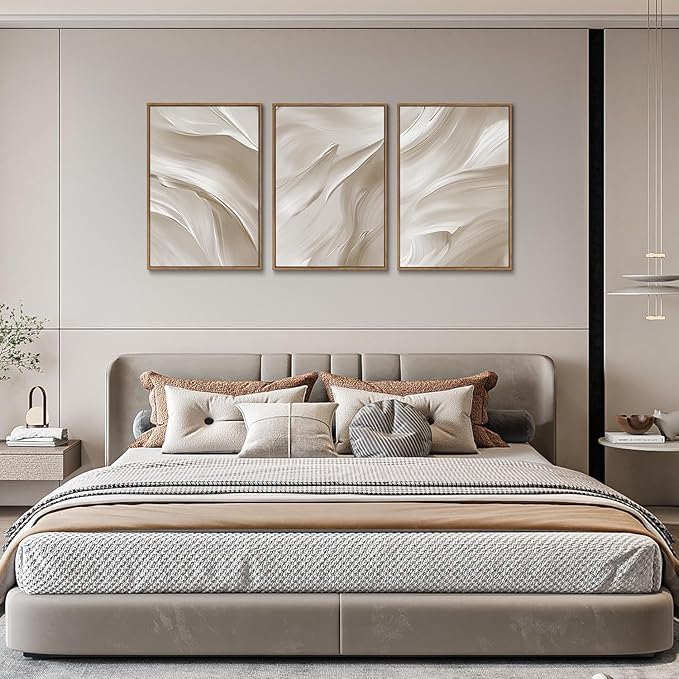 myusuar 3 Piece Large Abstract Framed Wall Art - Image 6