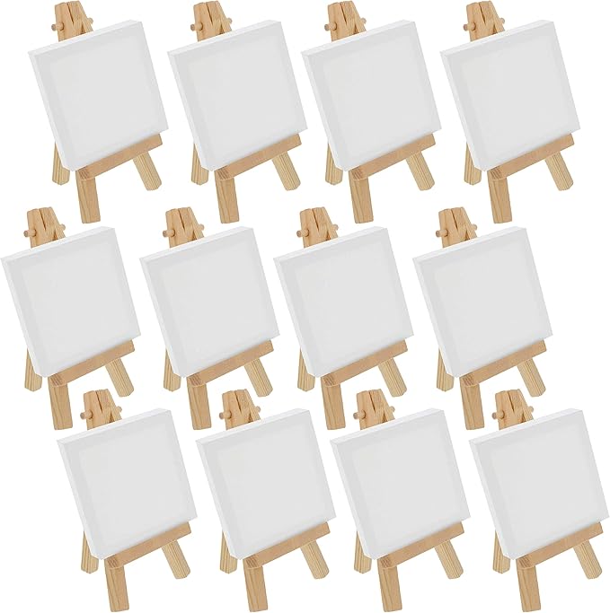 U.S. Art Supply 2" x 2" Stretched Canvas by USArtSupply