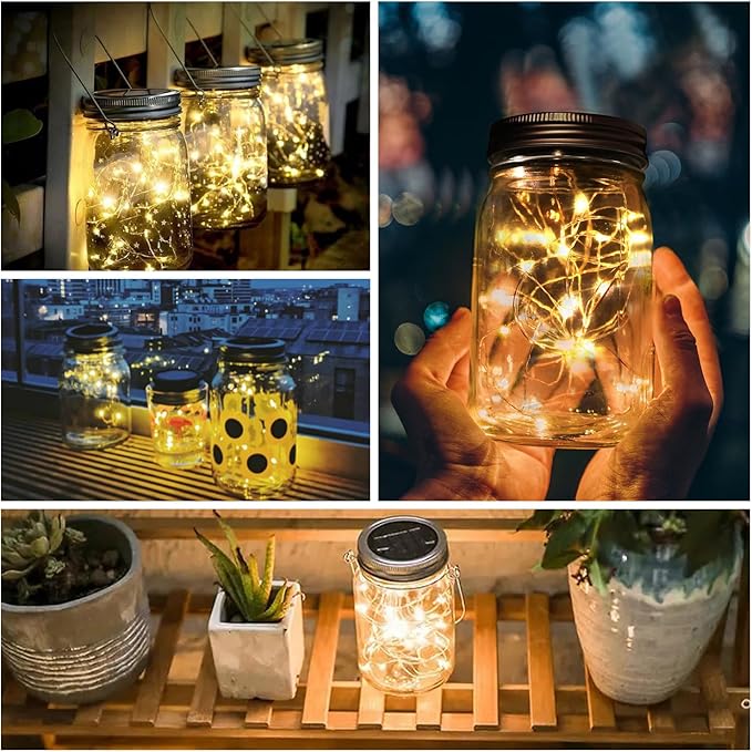 Urvoix Solar Mason Jar Lights - Image 2