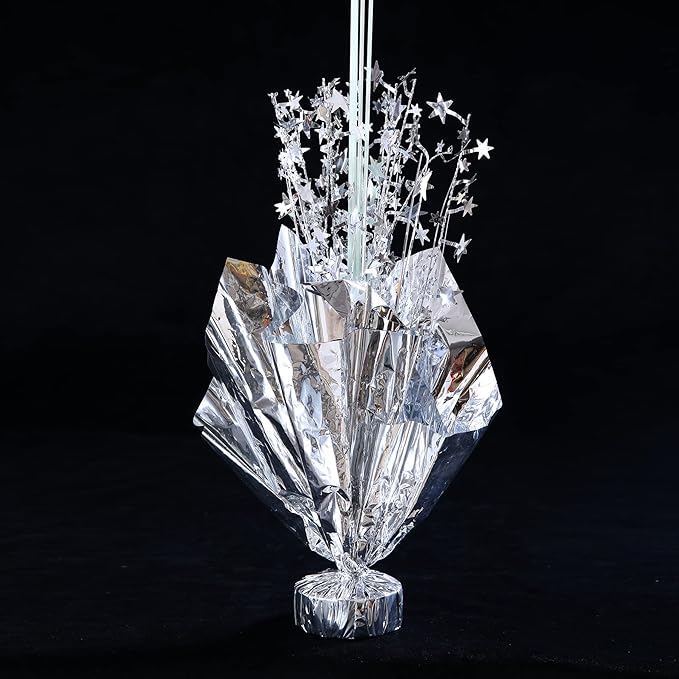 2 Set Silver Balloon Centerpieces - Image 4