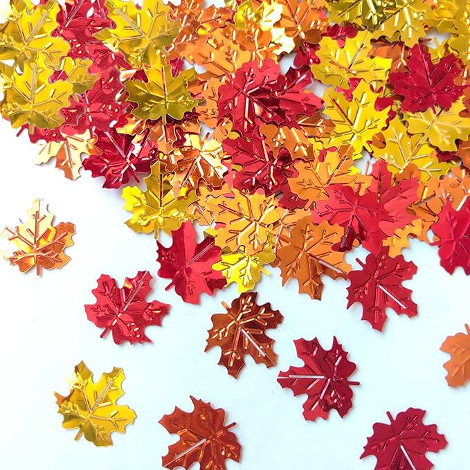 Maple Leaves Confetti by YWWQSJH