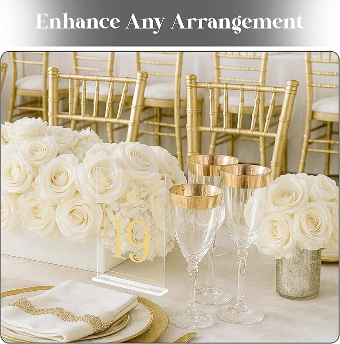 Acrylic Table Numbers 1-20 - Image 6