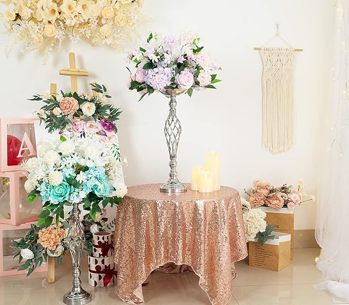 LoveCat Wedding Centerpieces for Reception Tables, Twist Candleholder Stands - Image 3