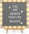 Light up Changeable Felt Letter Board Sign by ANPHSIN