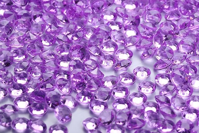 5000 pcs/Pack Wedding Table Scatter Confetti Crystals Acrylic Diamonds 6 mm by Angzhia