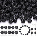 200pcs 10mm Rhinestone Beads for Jewelry Making, Sparkle Crystal Clay Christmas by TINKRSTUFF