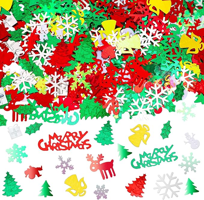 MARFOREVER Christmas Day Confetti Glitter Table Decorations Party Scatter by MARFOREVER