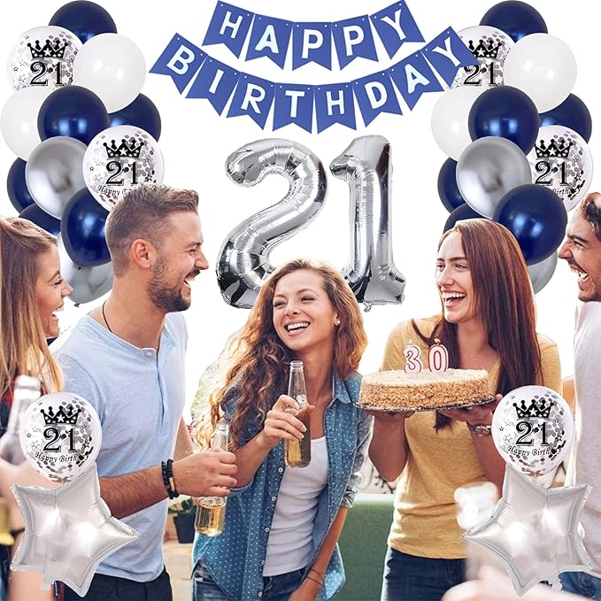 21st Birthday Decorations for Men - Image 3