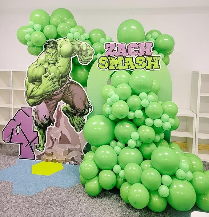 Bezente Lime Green Latex Party Balloons - Image 9
