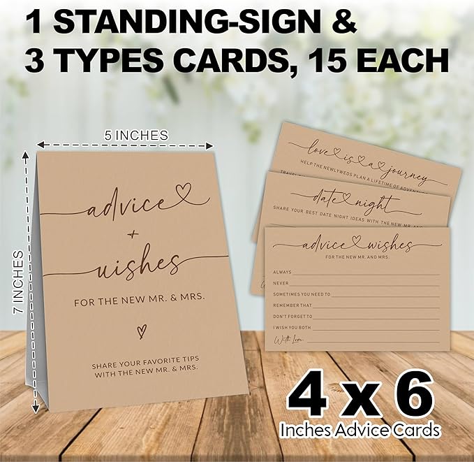 Wedding Advice Cards - Image 2