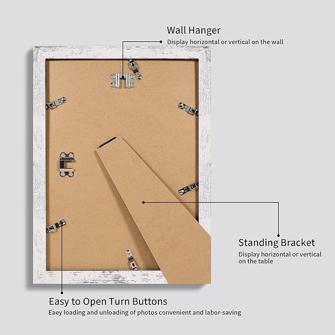 9x12 Picture Frame Set of 4 - Image 6