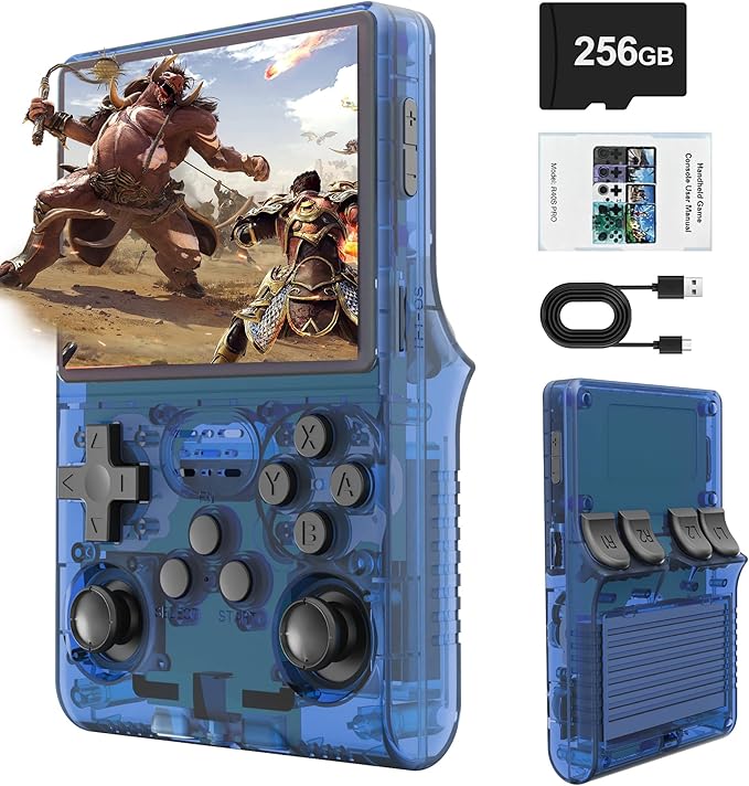 R40S PRO Retro Gaming Console, 30000+ HD Games Handheld Game Console, 3800mAh by OROMVO