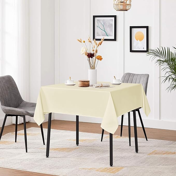 sancua Square Tablecloths 54x54 Inch, 2 Pack - Image 2