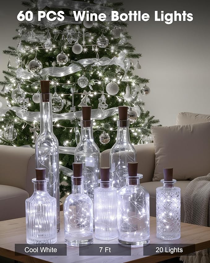 Hortsun 60 Pack Wine Bottle Lights - Image 4