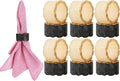 12 Pieces Epoxy Resin Napkin Rings by ALPHALivingHOME