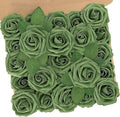 N&T NIETING Roses Artificial Flowers, Army Green by NTNIETING