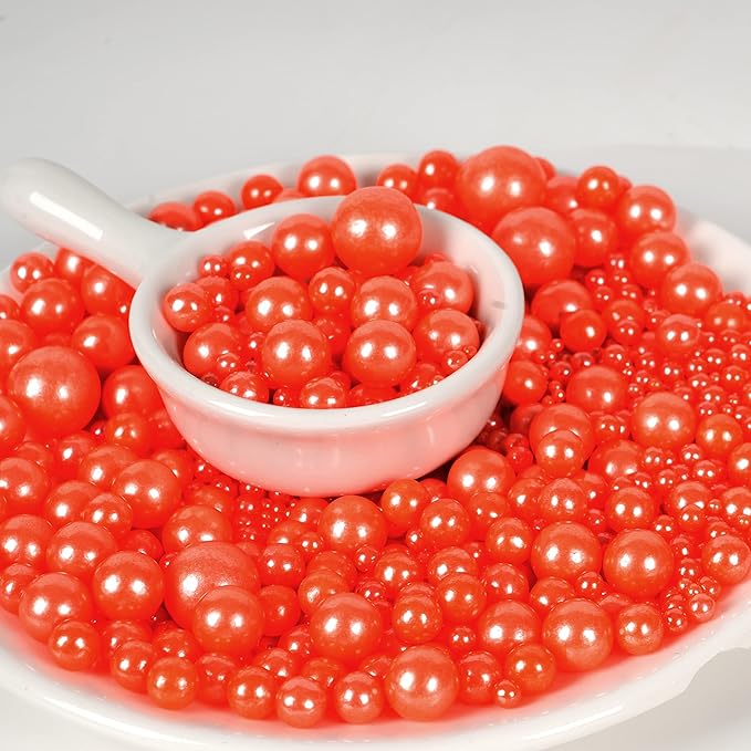 Kasvan Orange Pearl Sugar Sprinkles - Image 4