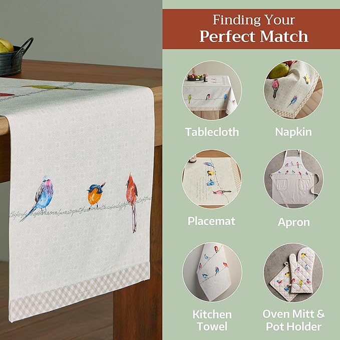 Maison d' Hermine Table runner 100% Cotton Double Layer Table Runners 72 inches - Image 5