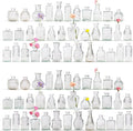 72 Pcs Bud Vase Set, Vases for Centerpieces, Cute Glass Bud Vases in Bulk by Yabool
