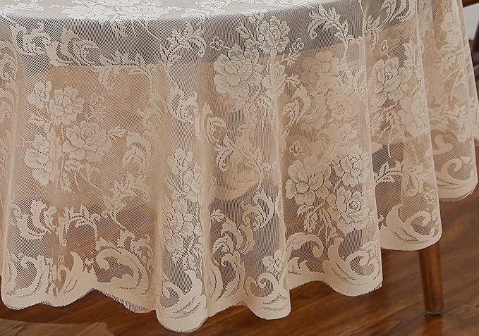 LinenZone Linen Round Tablecloth - Image 3
