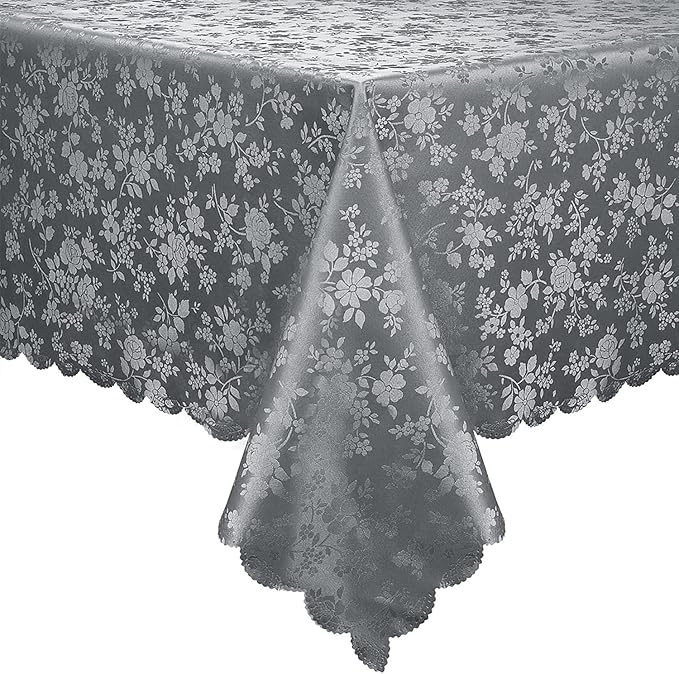 Smiry Rectangle Table Cloth, Waterproof Heavy Duty Vinyl Tablecloths, Wipeable by Smiry