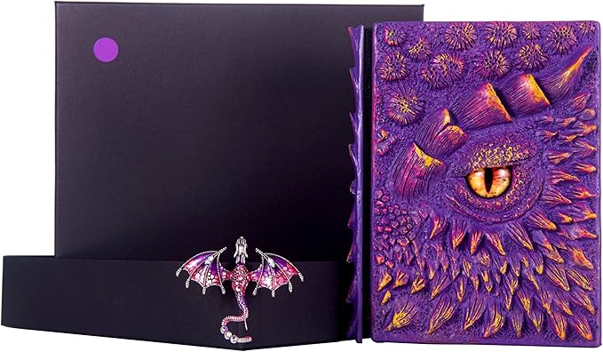 3D Dragon Eye Embossed Journal, Resin Engraving Notebook, Dnd notebook - Image 6