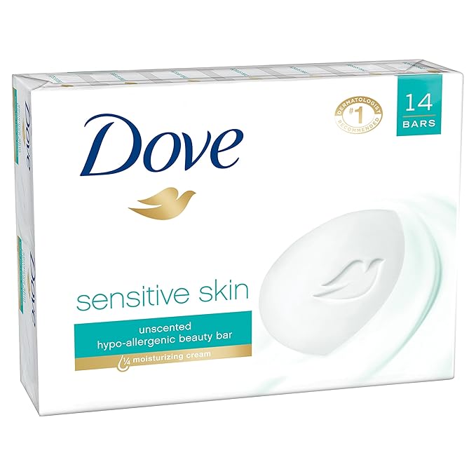 Dove Beauty Bar, Sensitive Skin 4 oz, 14 Bar - Image 13