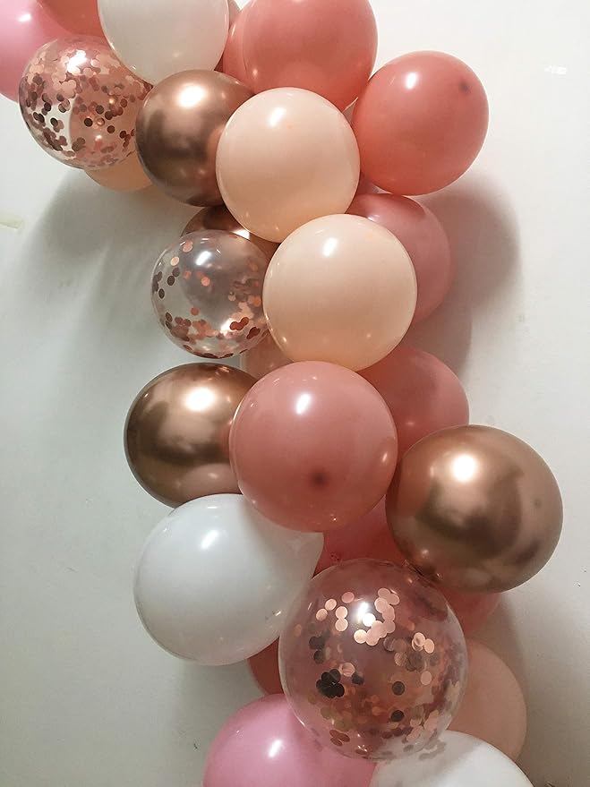 Balloon Arch Garland Kit- Dusty Rose Wedding Bachelorette Birthday Anniversary - Image 2