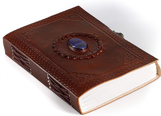 Vintage Leather Journal Handmade Buffalo Non-Refillable Deckle Edge Paper – - Image 2