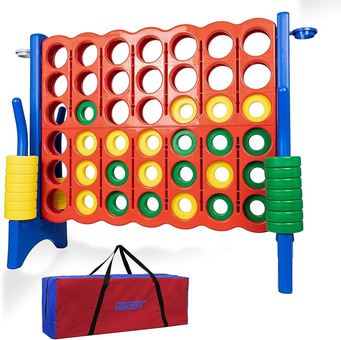Jumbo 4 in a Row Game Set, 4FT Giant Game Set - Image 8