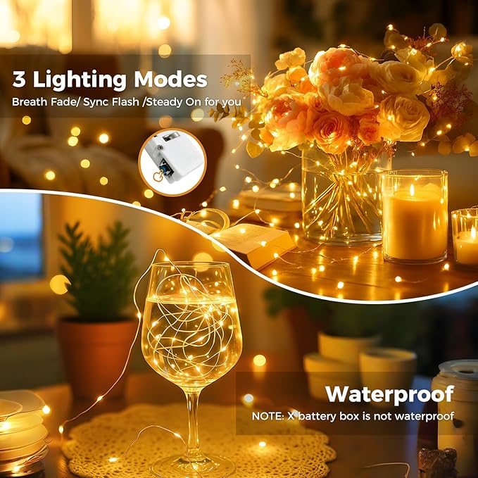 Litogo 12 Pack Fairy Lights Battery Operated - Image 3