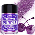Purple Edible Glitter - 5g Food Grade Cake Decorating Shimmering Glitter by WelcometotheSigWong
